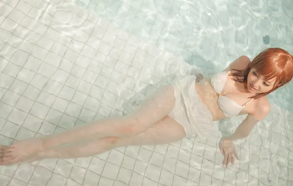 Pool, asian, cute