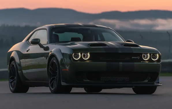 Картинка Dodge, Challenger, Dodge Challenger, Hellcat, SRT, Redeye Widebody, Dodge Challenger SRT Hellcat Redeye Widebody