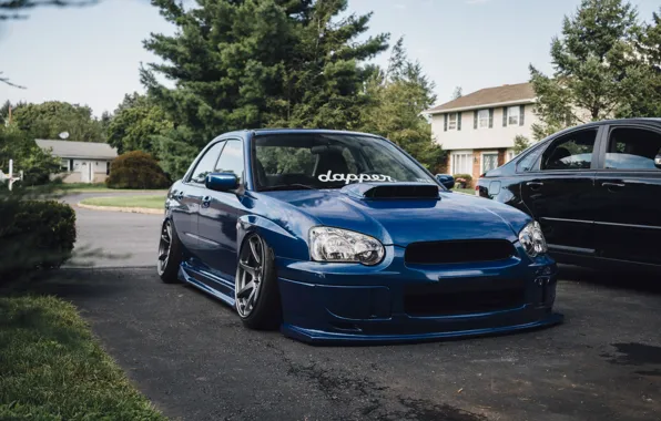 Тюнинг, turbo, wheels, subaru, japan, blue, wrx, impreza