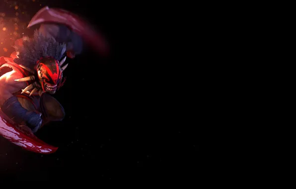 Кровь, минимализм, minimalism, Valve, games, Bloodseeker, Dota, Дота