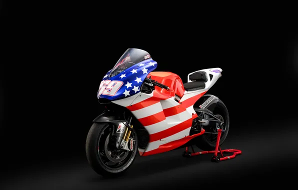 2008, мотоцикл, Ducati, MotoGP, motorcycle, единственный экземпляр, single copy, show bike