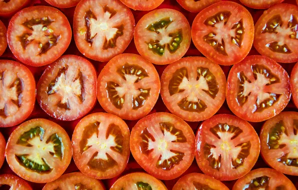 Картинка фон, еда, помидоры
