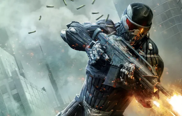 Картинка оружие, crysis 2, nomad, потроны