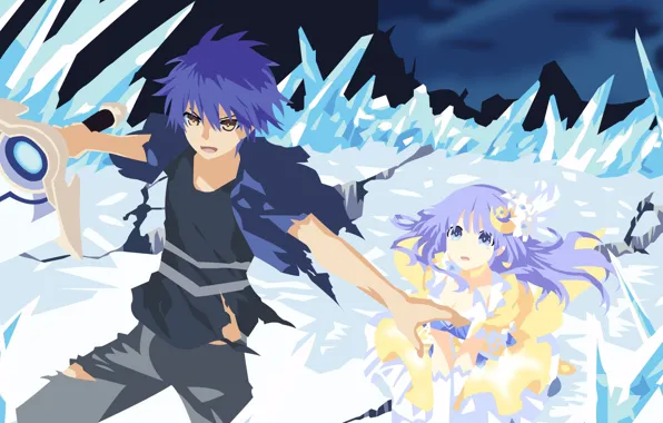 Девушка, меч, парень, Date A Live, Рандеву с жизнью