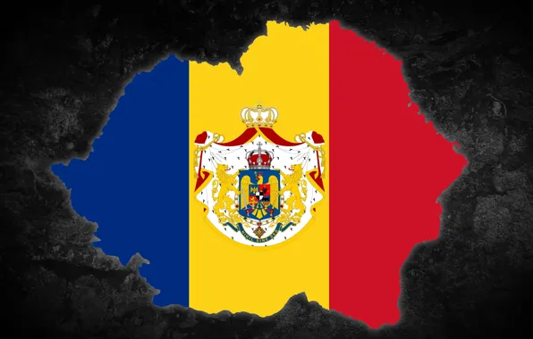Флаг, Romania, Великая Румыния, România Mare, Wallpaper Romania Mare, Drapel