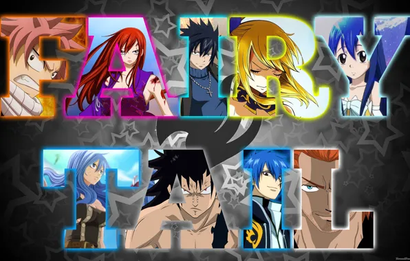 Буквы, Fairy Tail, Хвост феи