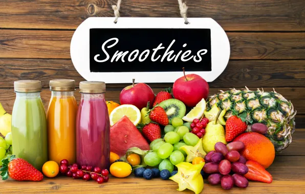 Ягоды, сок, juice, фрукты, fresh, fruits, smoothies