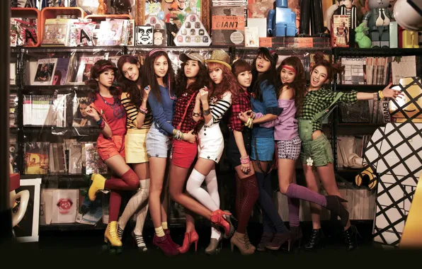 Музыка, девушки, азиатки, SNSD, Girls Generation, Южная Корея, K-Pop