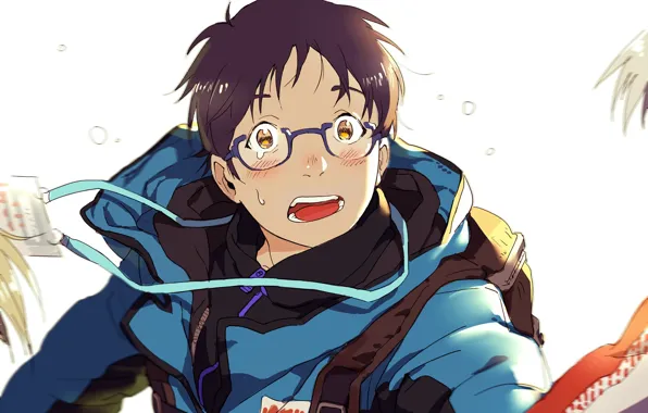 Аниме, арт, парень, Yuri on Ice, Юрий на льду, Юри Катсуки