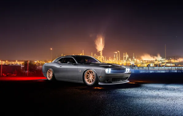 Картинка Dodge, Challenger, Car, Front, Avant Garde Wheels