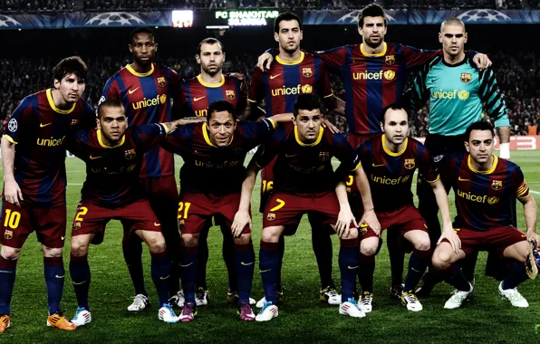 Картинка Barcelona, Champions League, Team, Camp Nou