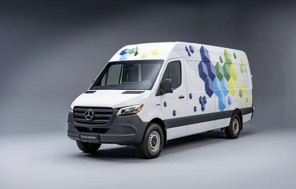 Mercedes benz, panel van, electric vehicle, e sprinter