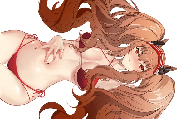 Girl, Angelina, sexy, cleavage, long hair, boobs, anime, beautiful