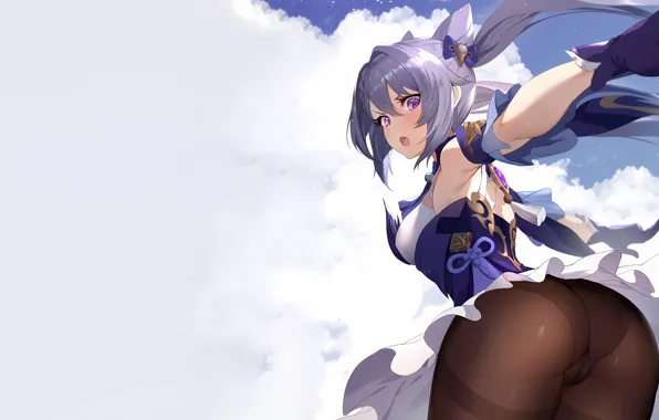 Girl, sexy, lingerie, ass, pantsu, panties, long hair, dress