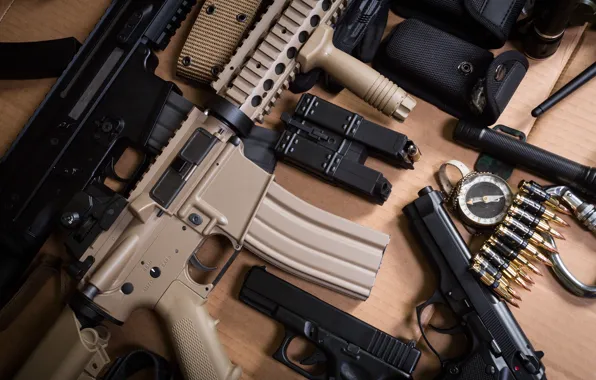 Gun, machine gun, loaders