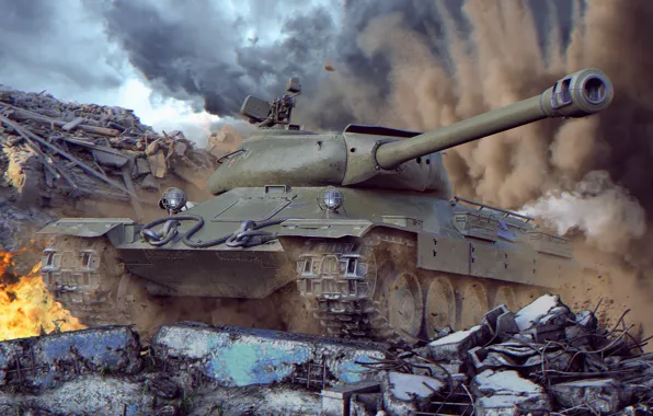 Танк, world of tanks, wot, tank, советский танк, wotart, anderarts, ис 6