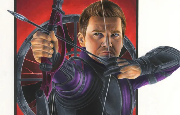 Art, лучник, Hawkeye, Jeremy Renner, Clint Barton, Avengers: Age of Ultron