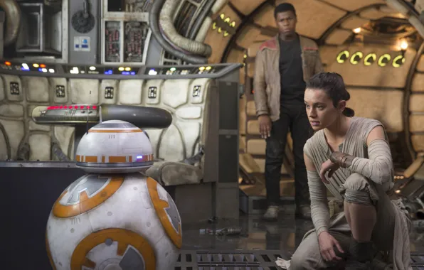 Cinema, Star Wars, movie, film, Finn, BB-8, John Boyega, Star Wars: Episode VII: The Force …