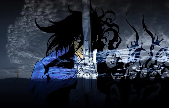 Пистолет, вампир, Hellsing, Хеллсинг