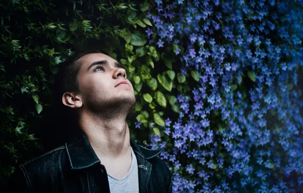 Природа, фон, парень