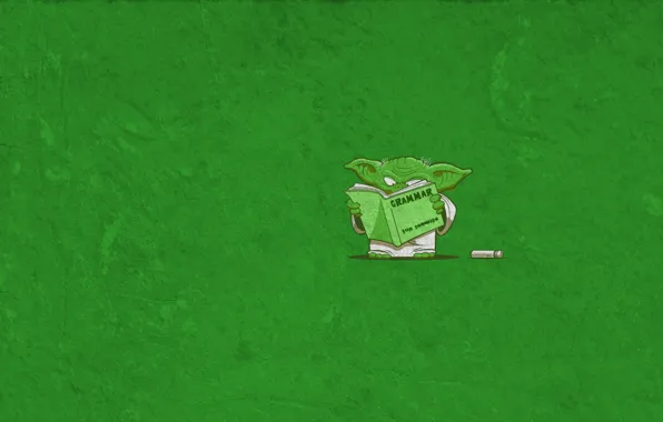 Картинка юмор, Йода, учебник, Yoda