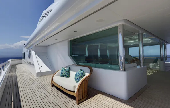 Luxury, deck, motor, yacht Pegasus