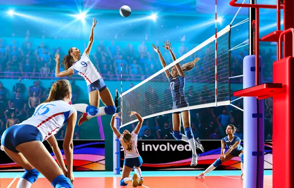 Women, uniform, training, volleyball, volley, onthemove