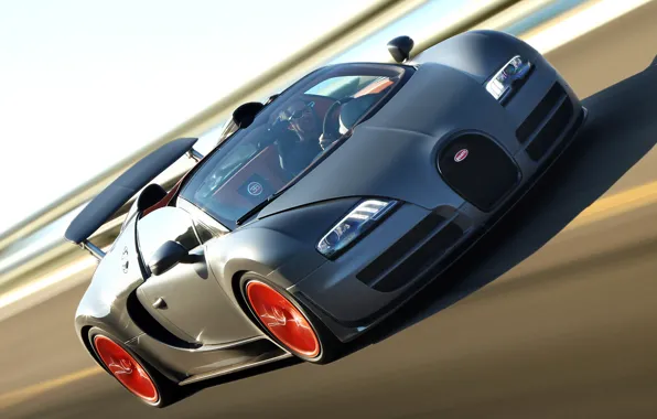 Roadster, скорость, трасса, автомобиль, Bugatti Veyron, гиперкар, Grand Sport, Vitesse