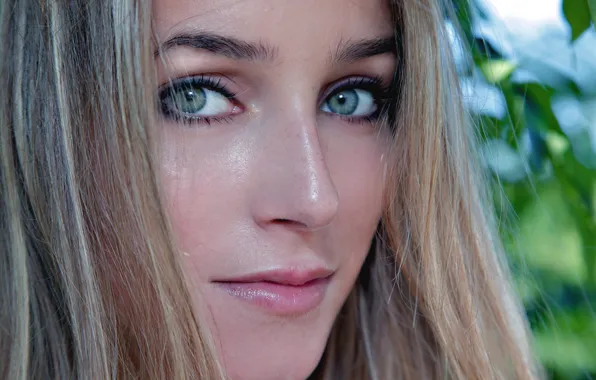 Grey, Blonde, Look, Met-Art, Elisa, Close Up, Elise A, Intense