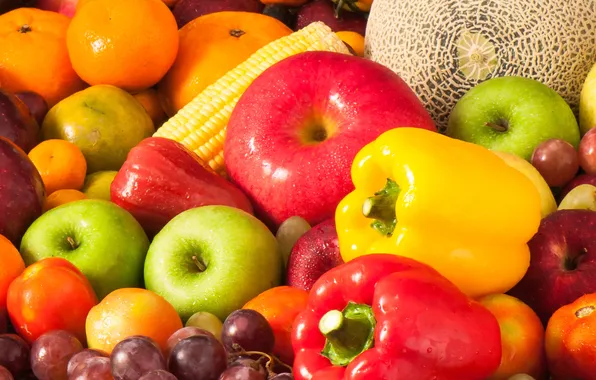 Ягоды, фрукты, овощи, fresh, fruits, berries
