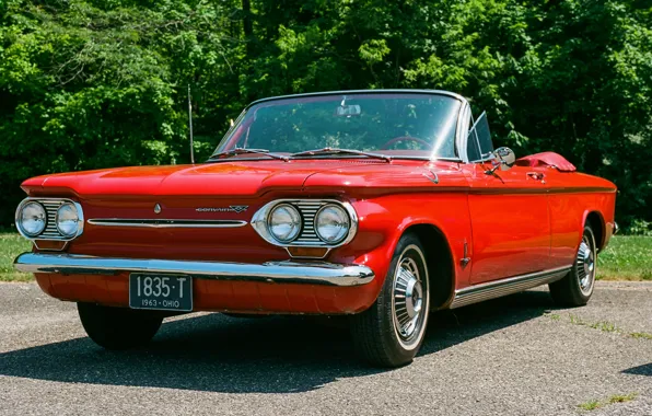 Chevrolet, классика, передок, Corvair