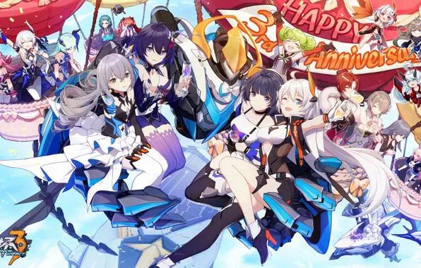 Девушки, персонажи, Honkai Impact 3rd