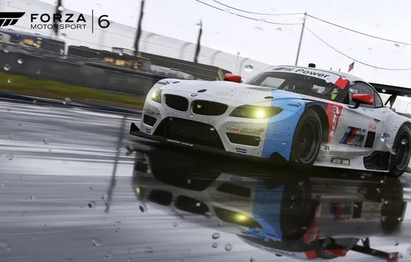 BMW, Rain, Motorsport, Game, Forza, Forza 6, Forza Motorsport 6