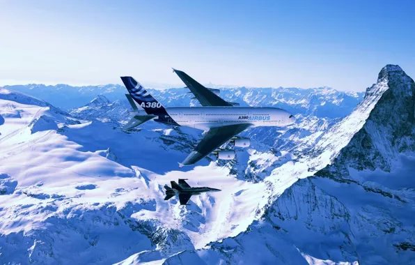 Авиация, А380, САмолет