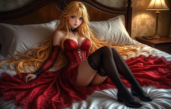 Картинка girl, anime, beautiful, ettie