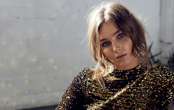 Картинка глаза, взгляд, девушка, платье, губы, красивая, Rachel Cook