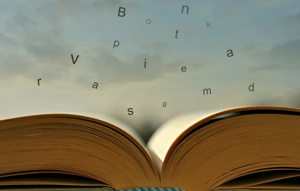 Буквы, книга, Escape