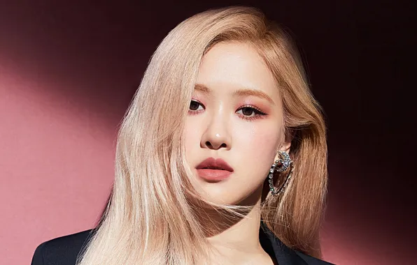 Картинка азиатка, милашка, Rose, asian, K-Pop, cutie, asian girls, Blackpink