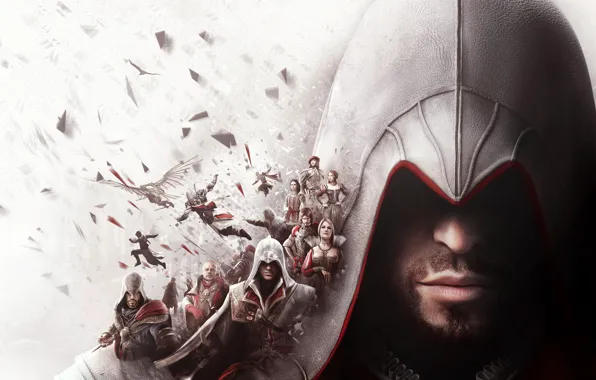 Картинка Assassins Creed, Ubisoft, Game, Assassin’s Creed, Эцио Аудиторе да Фиренце, Ezio Auditore da Firenze, Assassin’s …