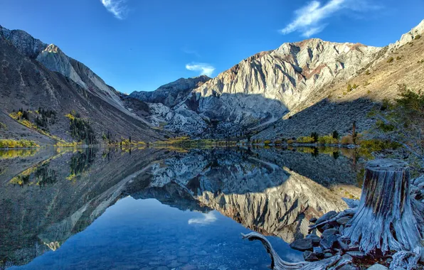 Пейзаж, горы, озеро