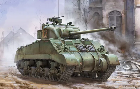 Картинка Танк, Sherman, British Army, Sherman Firefly Vc, British Sherman
