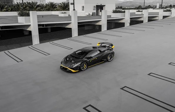 Картинка car, Lamborghini, black cars, Lamborghini Huracan, two tone car, italian cars