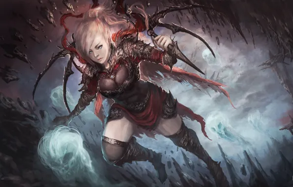 Demon, fly, female