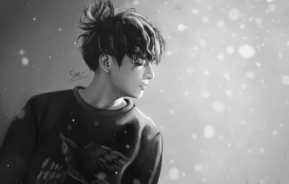 BTS, BangTan Boys, Bulletproof Boy Scouts, Jeon Jung Kook, by getyourdragon