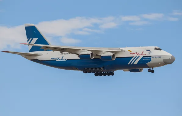 Картинка самолёт, транспортный, тяжёлый, дальний, Ан-124-100, «Руслан»