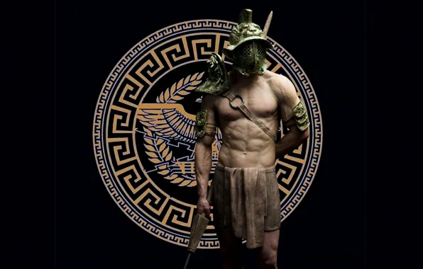 Воин, Шлем, Gladiator, Helmet, Гладиатор, Lukas Kutschera