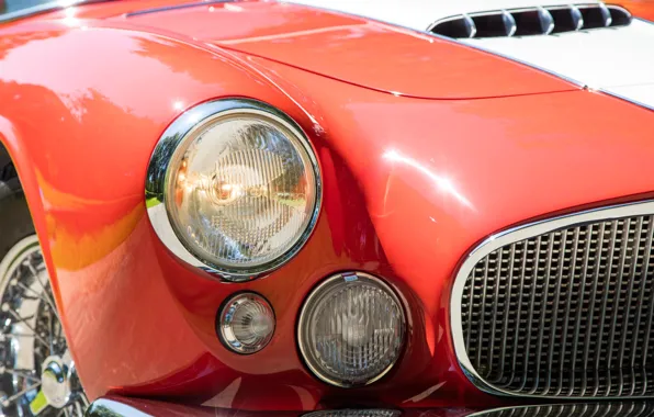 Maserati, Фары, Classic, Хром, 1956, Classic car, Maserati A6G/2000 Gran Sport Spyder