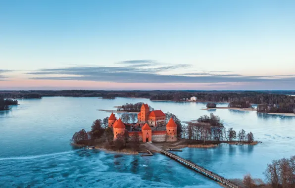 Природа, Trakai, Lietuva