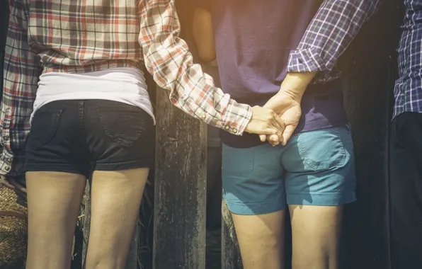 Women, friendship, fingers