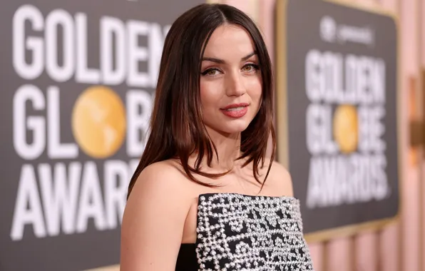 Взгляд, макияж, актриса, hair, фотосесия, Ana de Armas, Ана де Армас, Ana De Armas